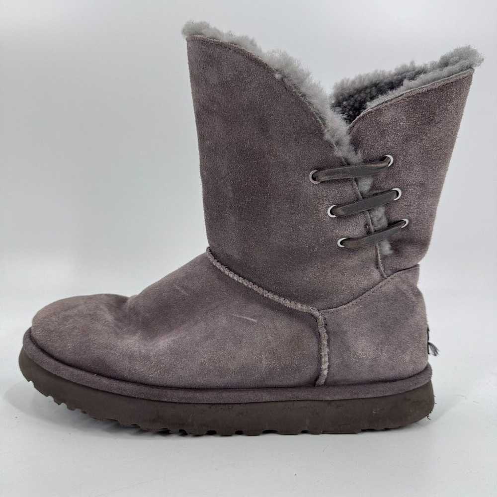 UGG Gray Constantine Side Stitch Fur Lined Boots … - image 7