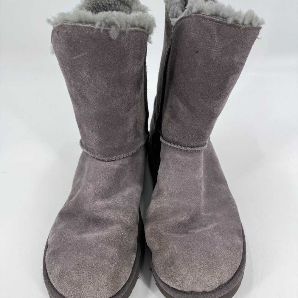 UGG Gray Constantine Side Stitch Fur Lined Boots … - image 9