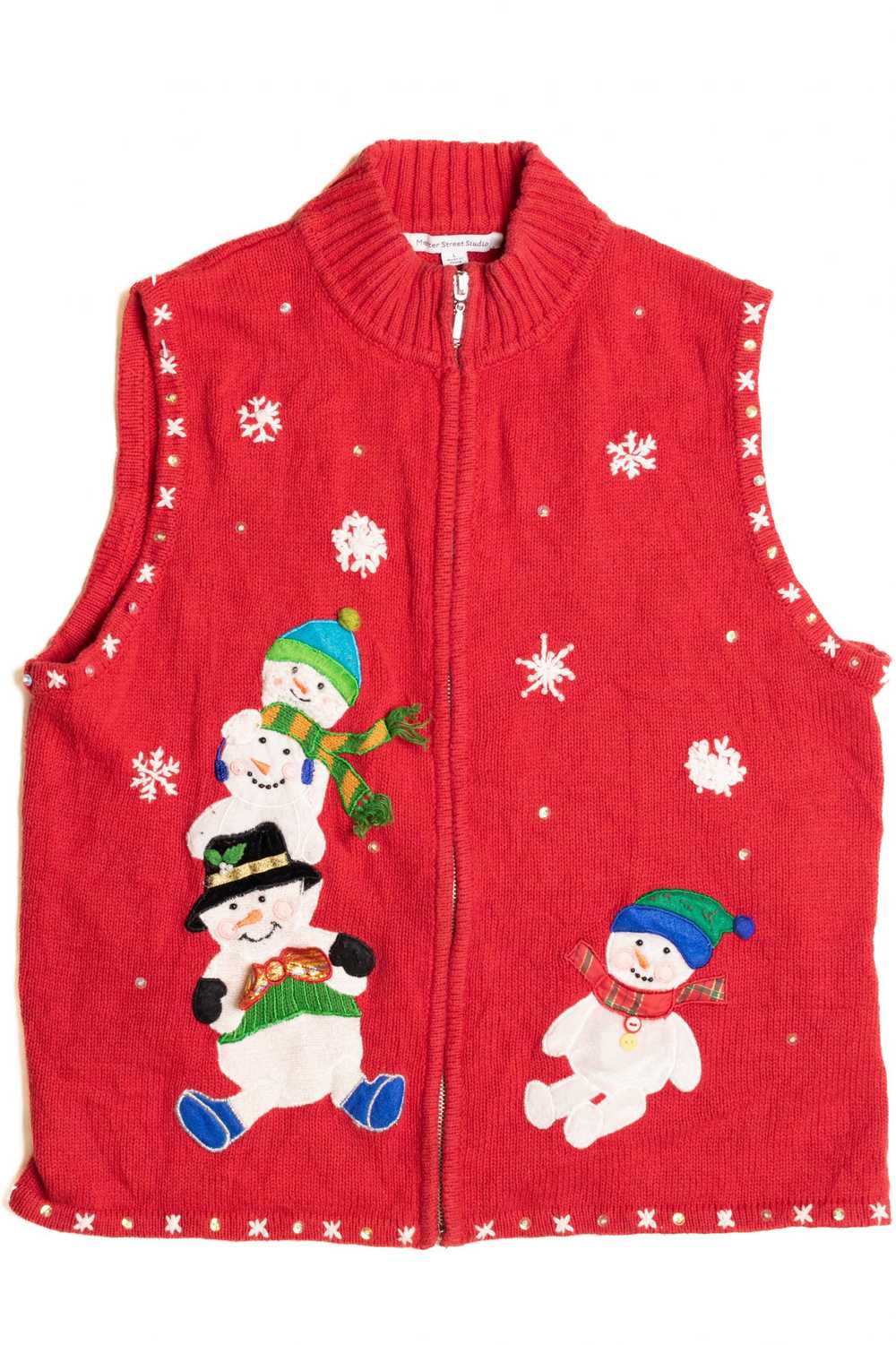 Red Ugly Christmas Vest 56759 - image 2