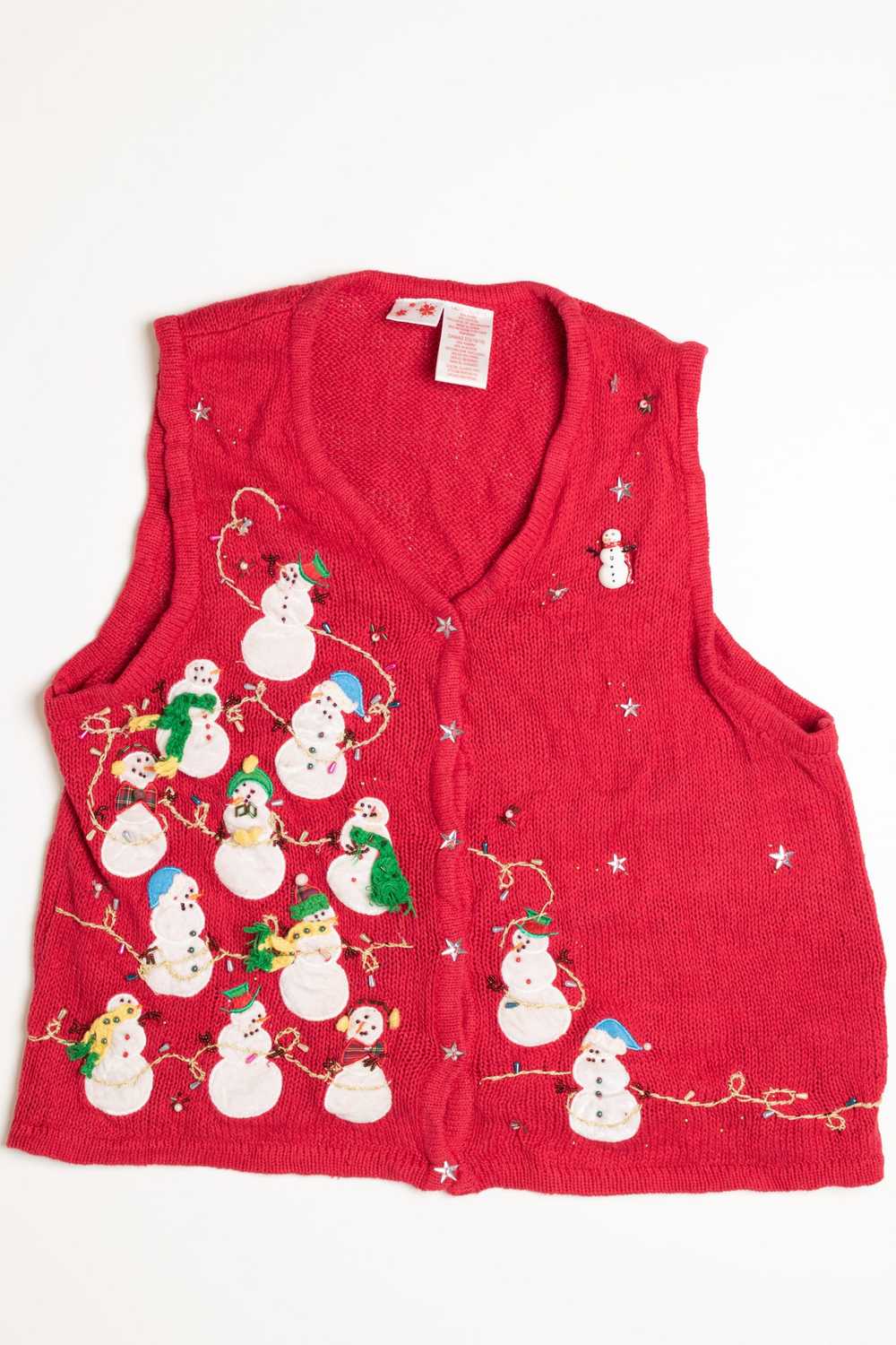 Ugly Christmas Sweater Vest 51 - image 2