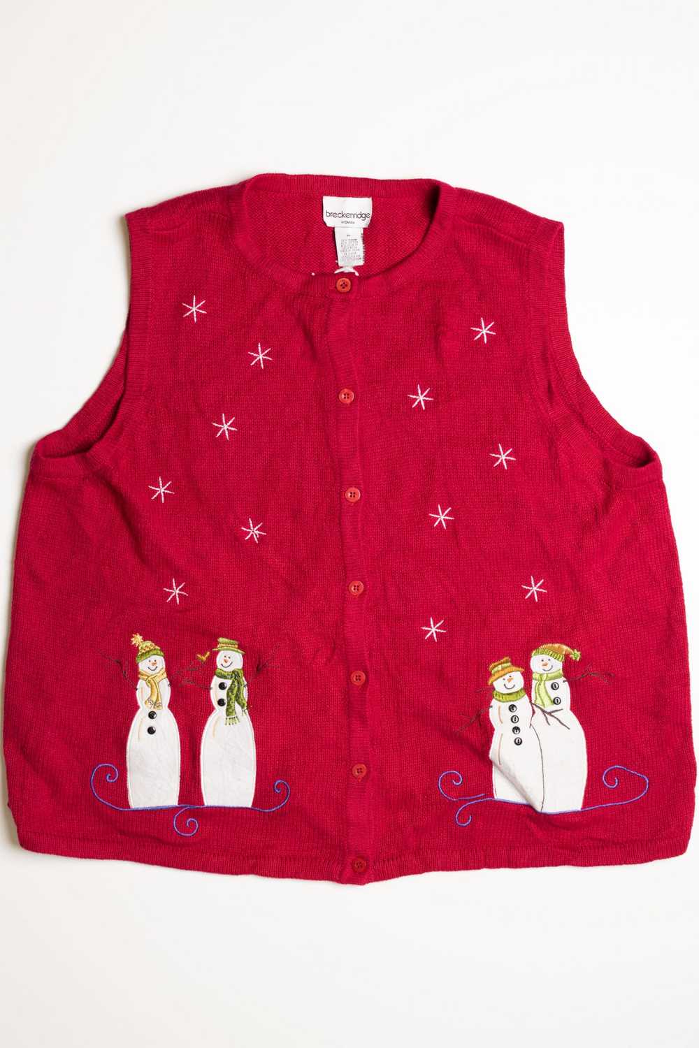 Red Ugly Christmas Vest 56777 - image 2