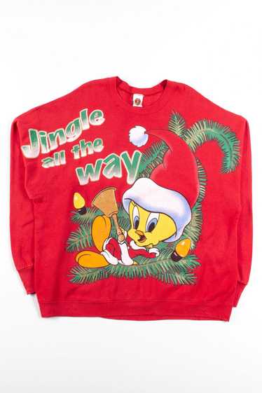 Vintage Tweety Bird Christmas Sweatshirt 1