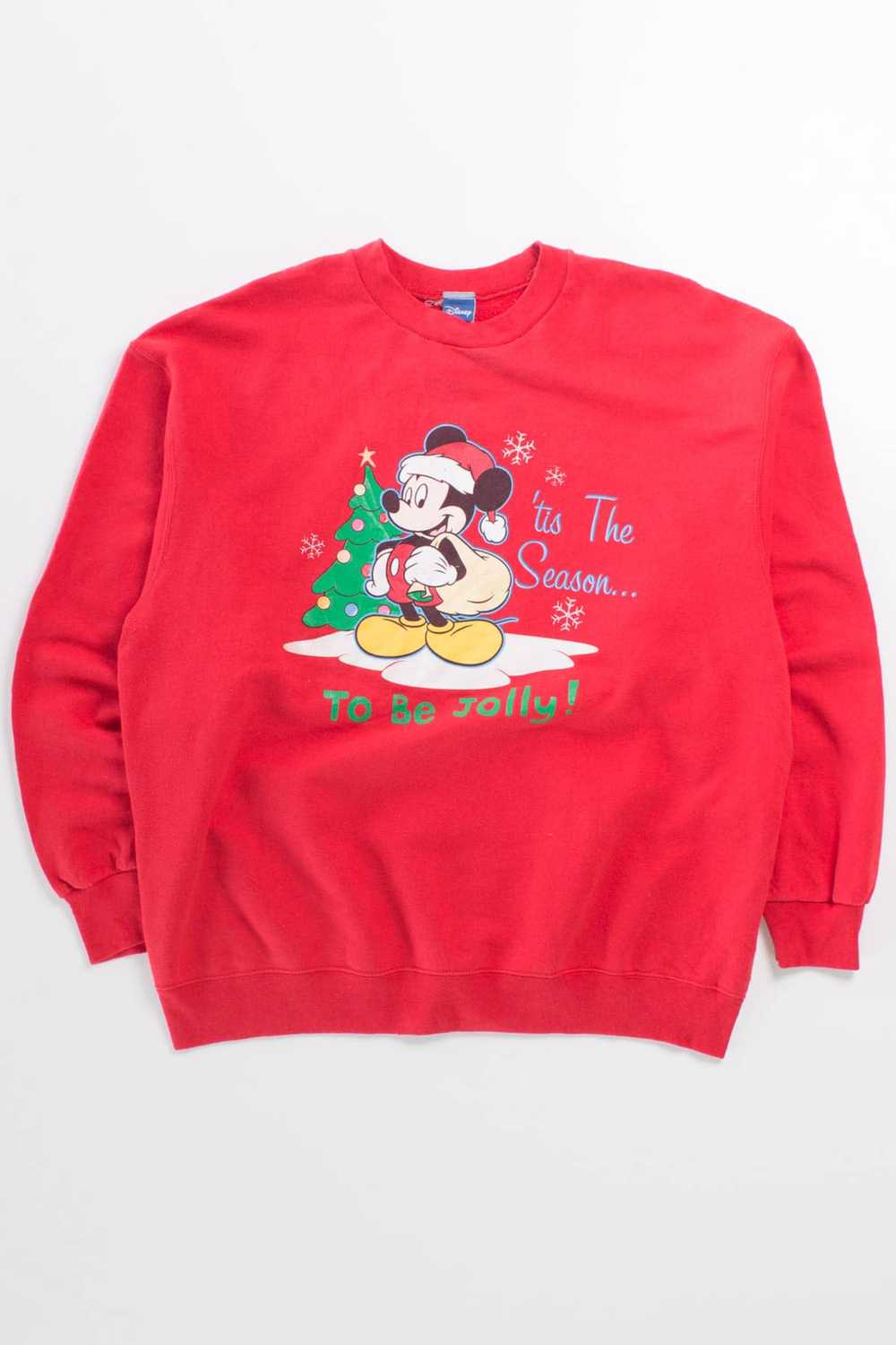 Jolly Mickey Christmas Sweatshirt - image 2