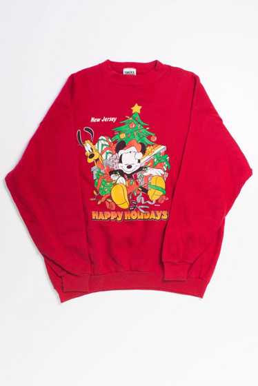 Goofy & Mickey Ugly Christmas Sweatshirt 55527