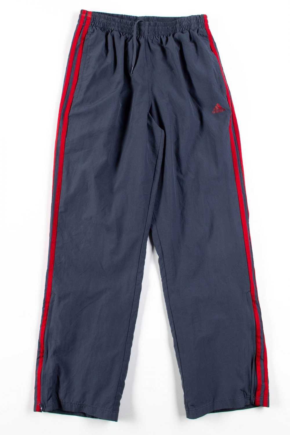 Grey & Red Adias Track Pants (sz. Youth XL) - image 1