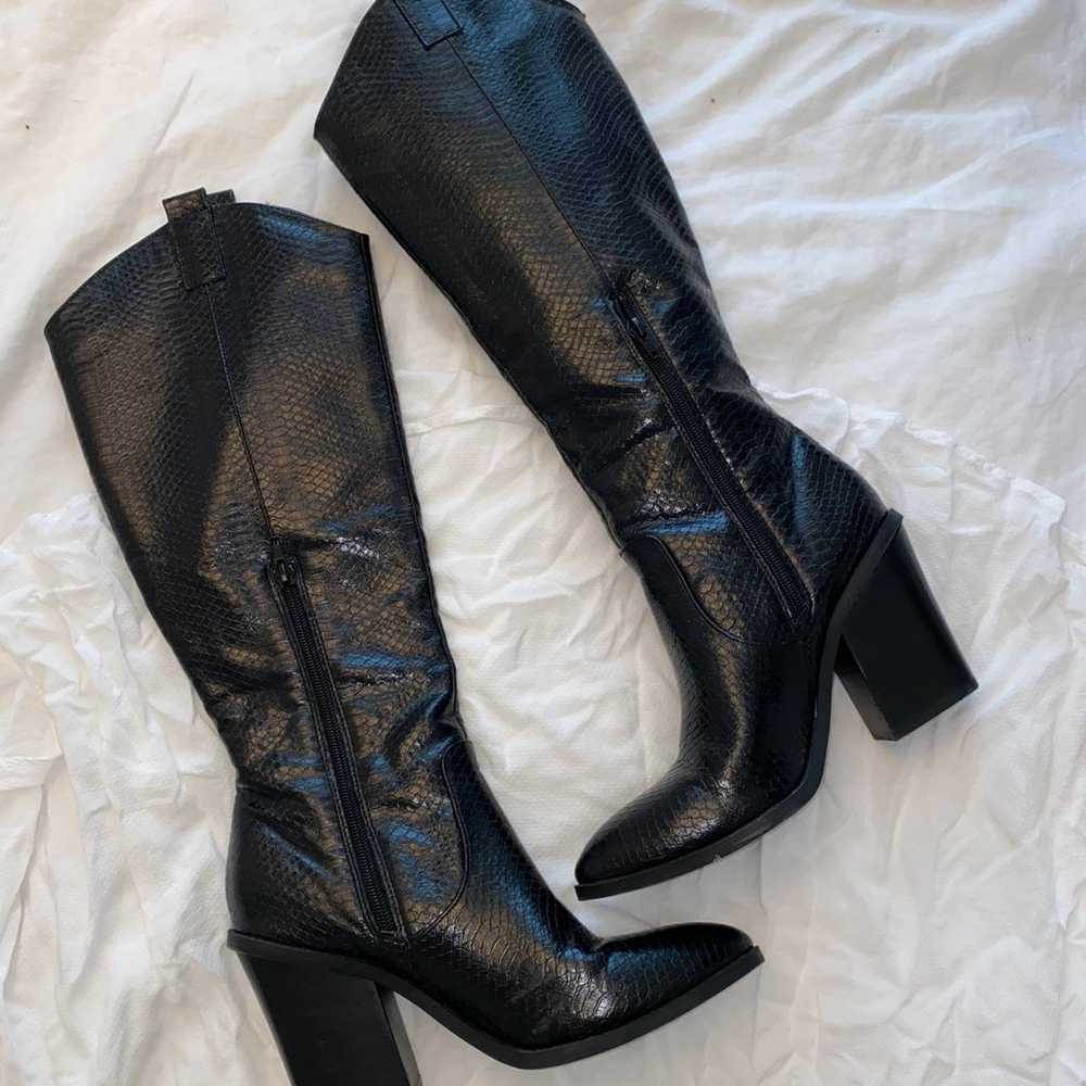 Dolce Vita knee high western boots 7.5 - image 1