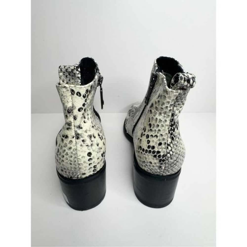 Blondo Ankle Booties Size 6 Snakeskin Embossed Le… - image 6