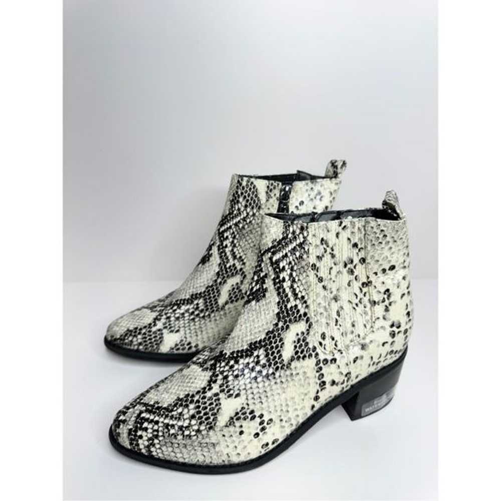 Blondo Ankle Booties Size 6 Snakeskin Embossed Le… - image 8