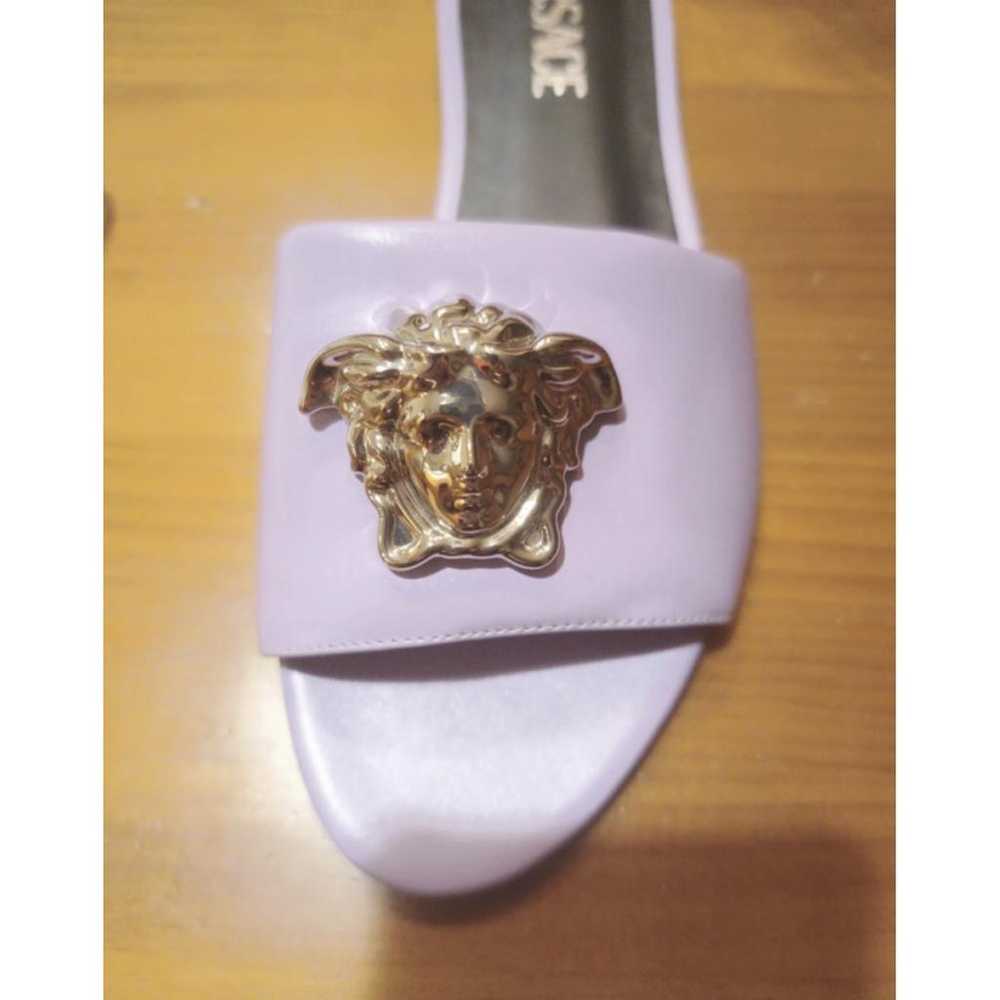 Versace Leather mules - image 5