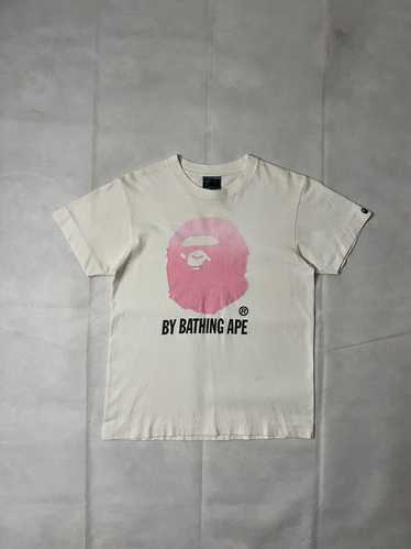Bape Vintage Bape Bicolor Big Ape Head Pink Tshirt - image 1