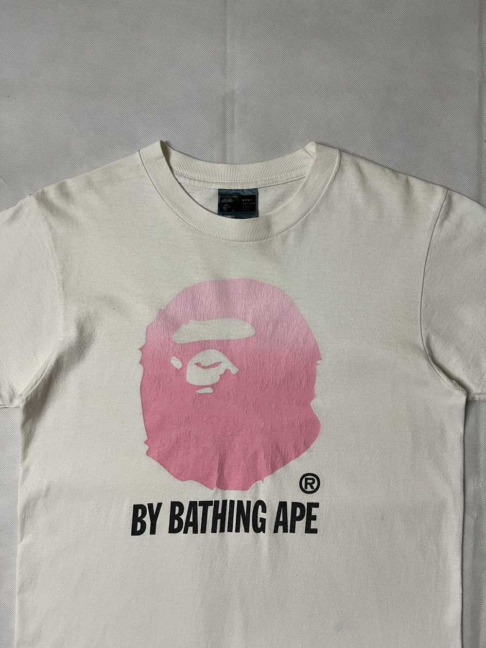 Bape Vintage Bape Bicolor Big Ape Head Pink Tshirt - image 4