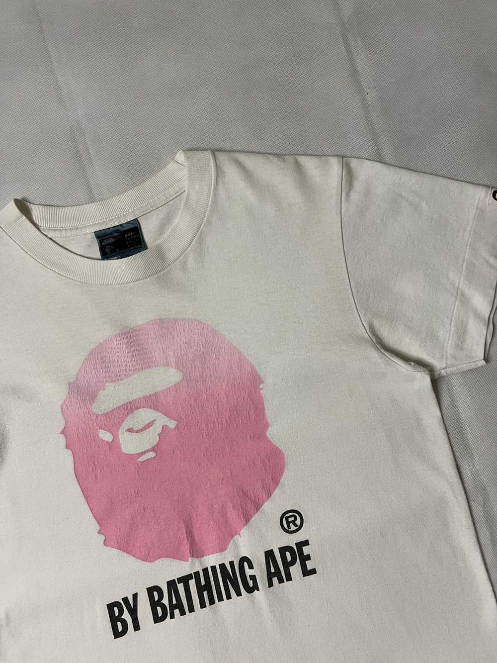 Bape Vintage Bape Bicolor Big Ape Head Pink Tshirt - image 5