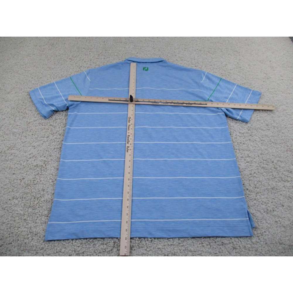 Footjoy FootJoy Shirt Men 2XL XXL Blue Polo Golf … - image 3