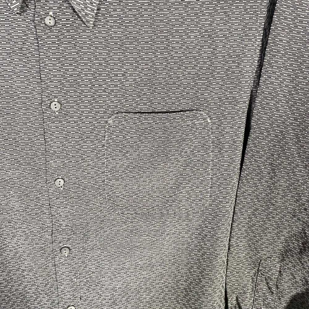 Vintage Jhane Barnes Shirt Mens XL Gray Button Do… - image 3