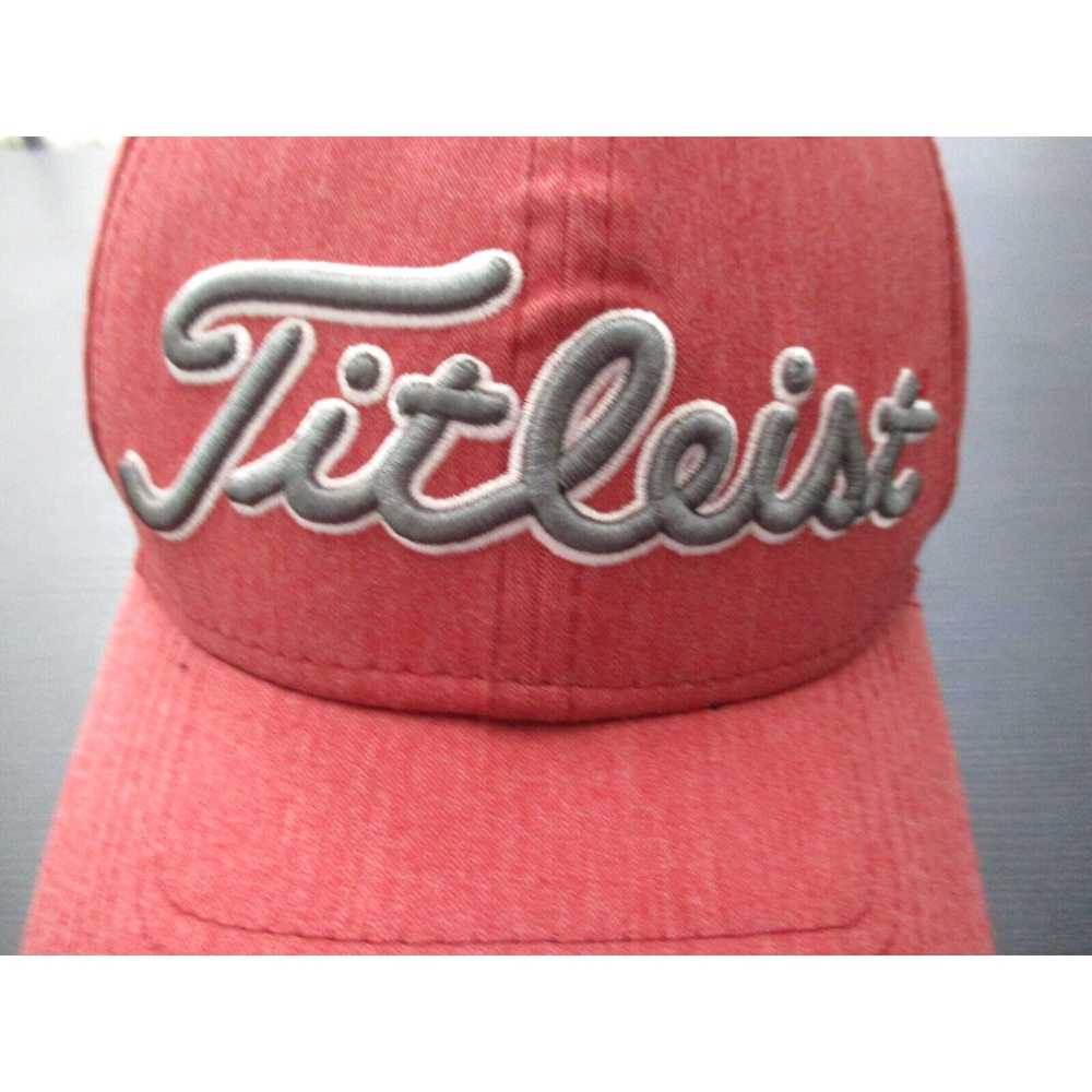 Titleist Titleist Hat Cap Mens Fitted Medium Red … - image 2