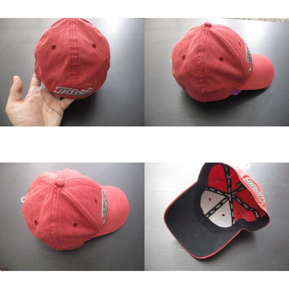 Titleist Titleist Hat Cap Mens Fitted Medium Red … - image 4