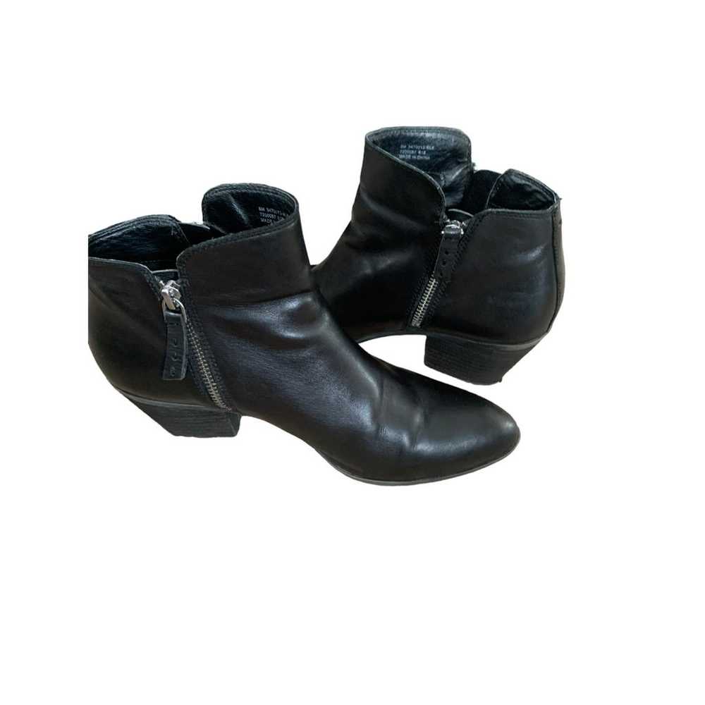 Frye Judith Leather Short Black 2 in. Heel Bootie… - image 2
