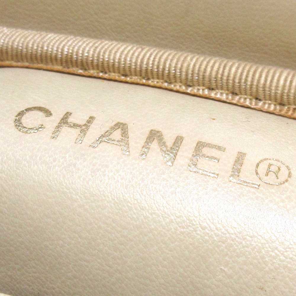 Yellow Chanel CC Caviar Vanity Case - image 6