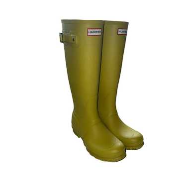 Hunter Original Tall Rain Boots in Yellow Women's… - image 1