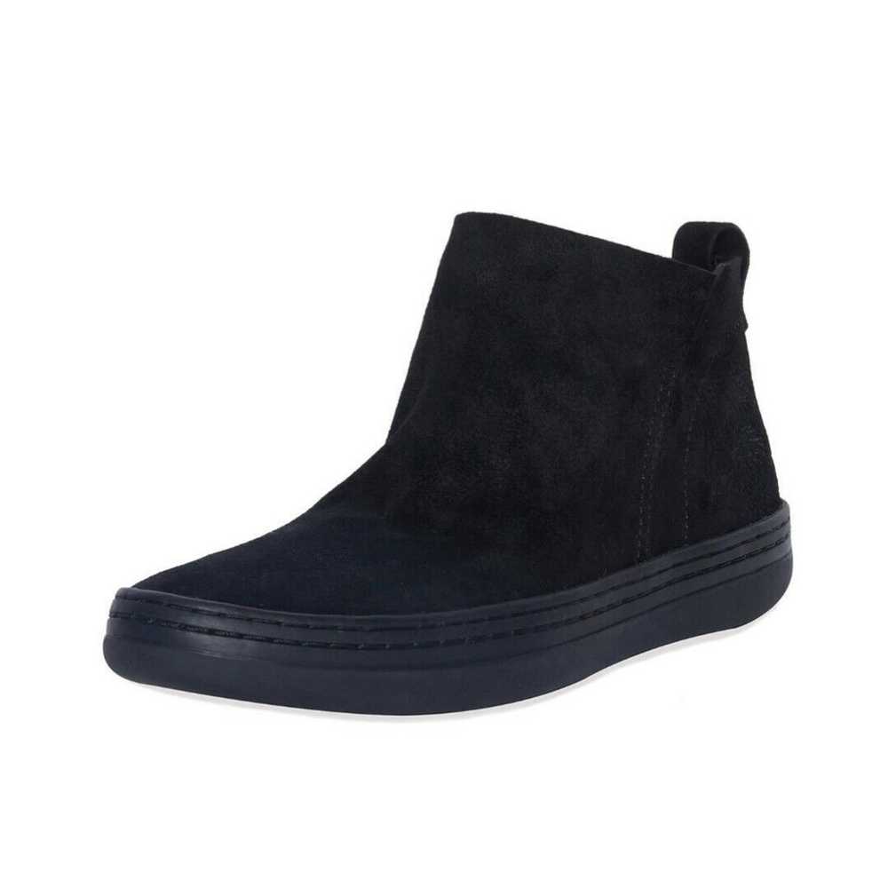 NATORI Real Suede Sneaker Bootie Black Leather Wo… - image 8