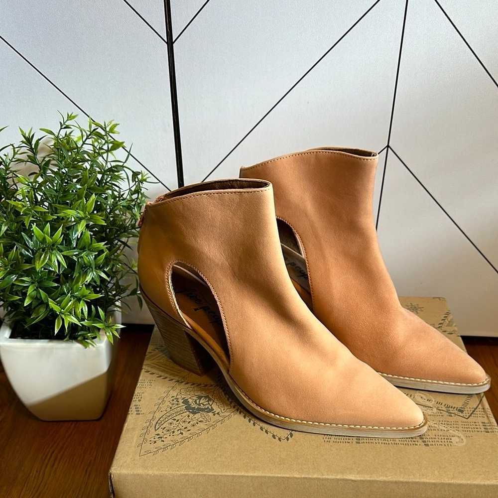 Free People New Coral Wilder Booties Size 40 - image 1