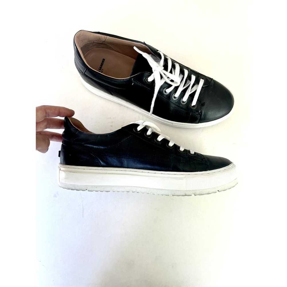 Jil Sander Leather trainers - image 4