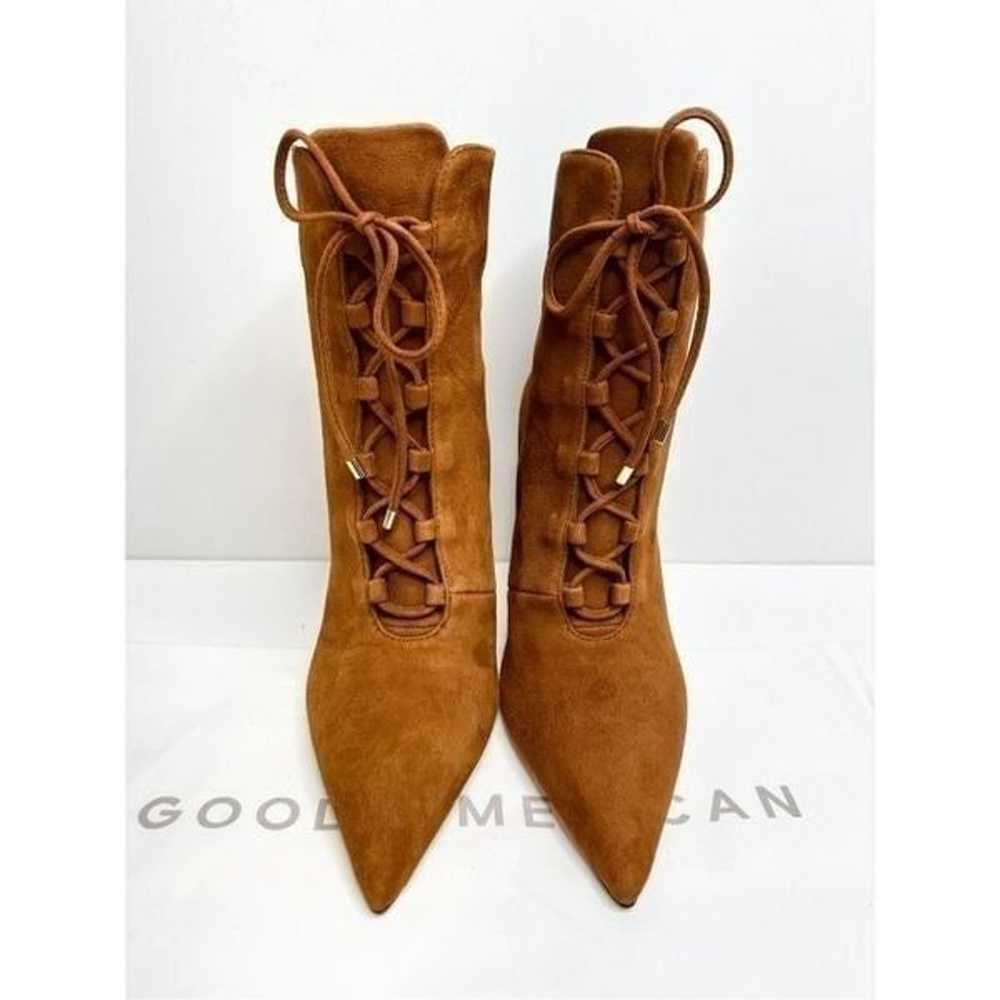 Good American Boots Womens Size 8 Tobacco Suede P… - image 3