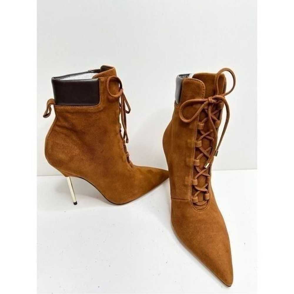 Good American Boots Womens Size 8 Tobacco Suede P… - image 7