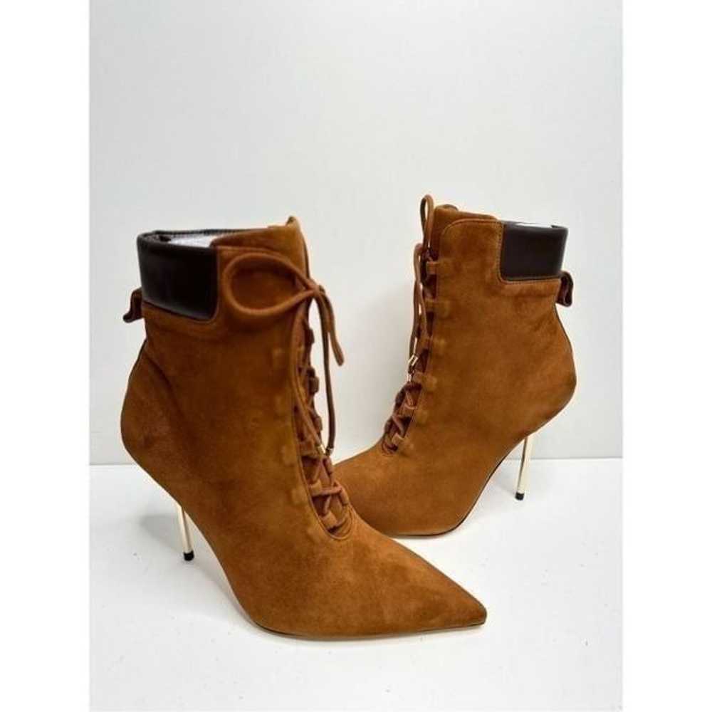Good American Boots Womens Size 8 Tobacco Suede P… - image 8