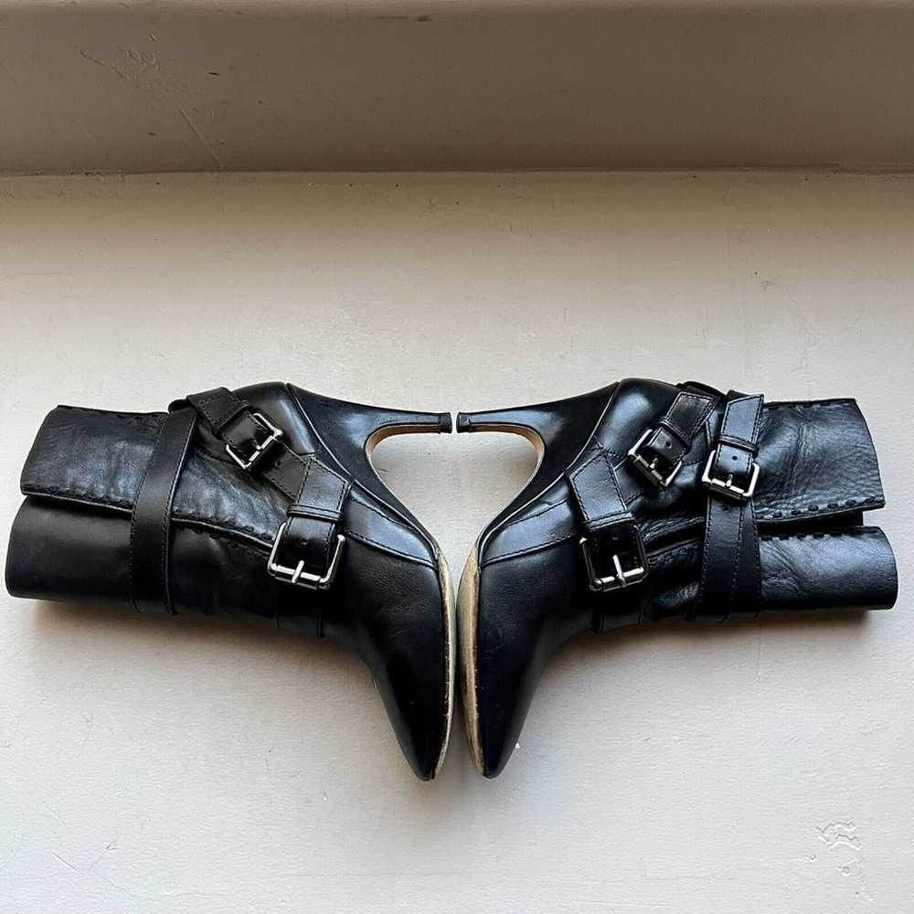 Jean-Michel Cazabat Vita Wrap Strap Black Leather… - image 2