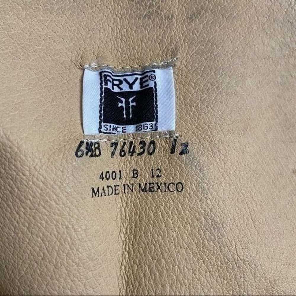 Frye Melissa Button Back Zip Black Leather  Boots… - image 11