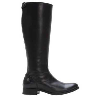 Frye Melissa Button Back Zip Black Leather  Boots… - image 1