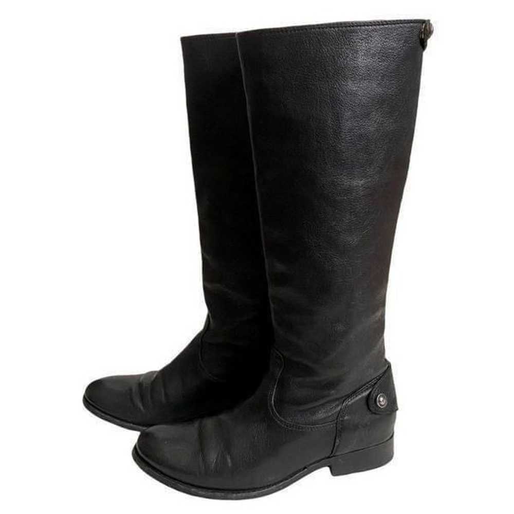Frye Melissa Button Back Zip Black Leather  Boots… - image 4