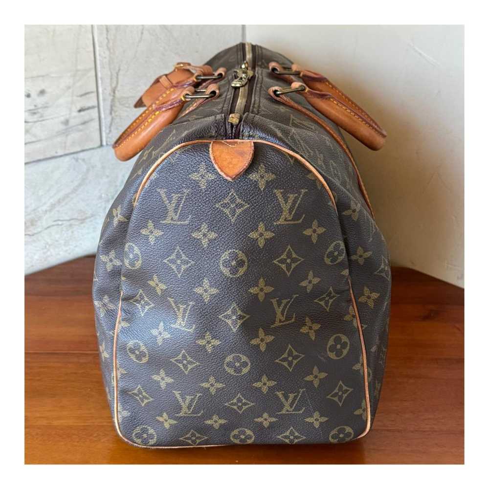Louis Vuitton Keepall leather travel bag - image 3