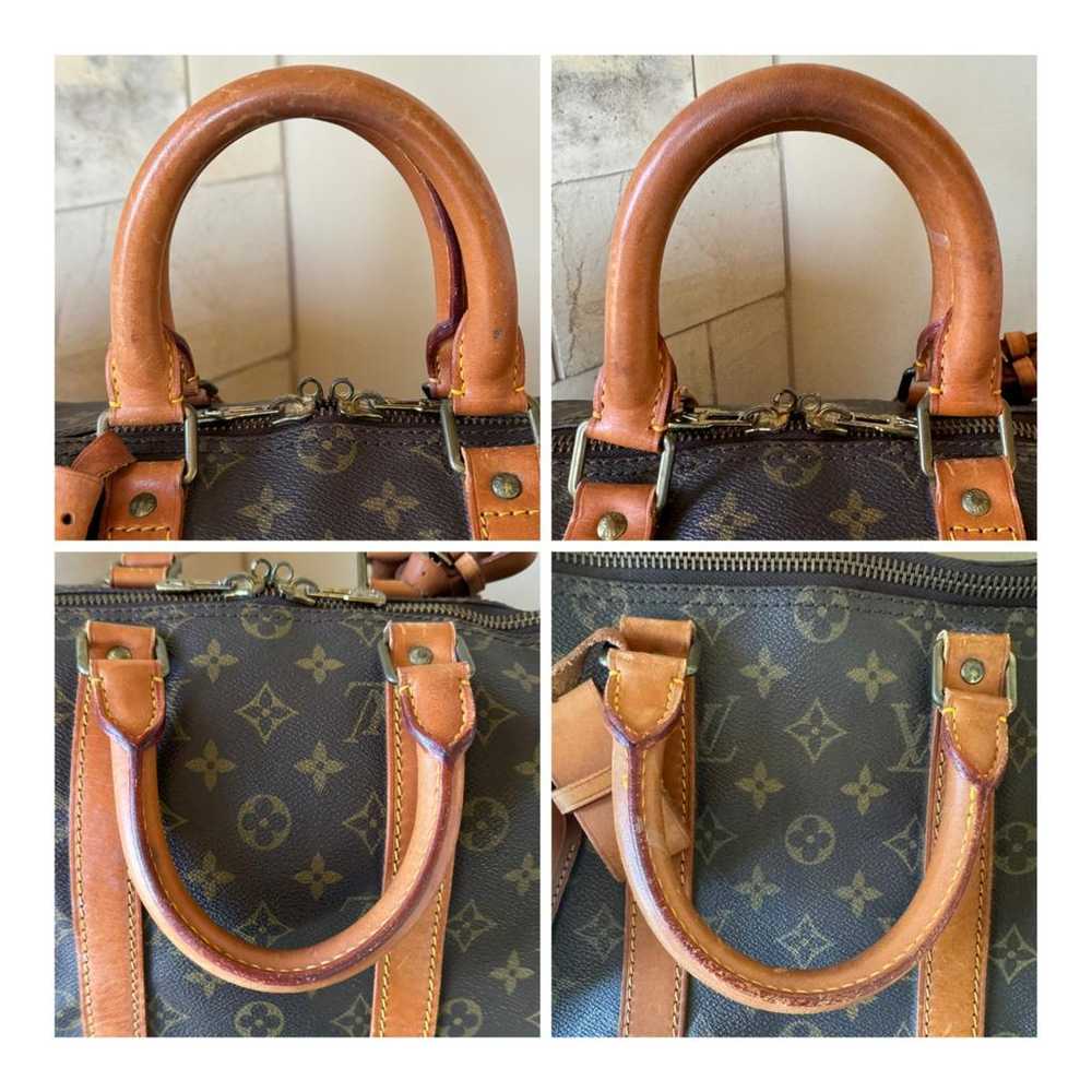 Louis Vuitton Keepall leather travel bag - image 6