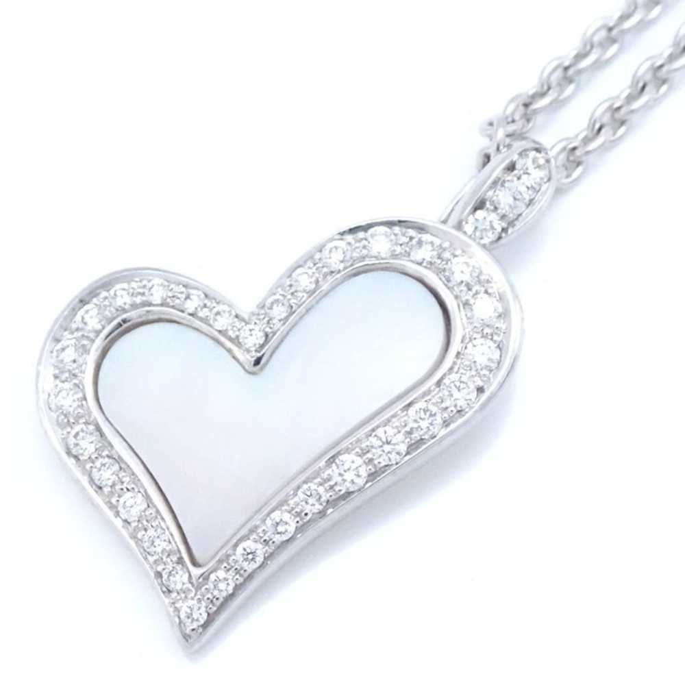 PIAGET Limelight Heart Necklace White Shell Diamo… - image 1