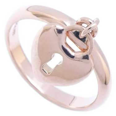 TIFFANY&Co.  Heart Lock Ring 750PG Pink Gold K18R… - image 1