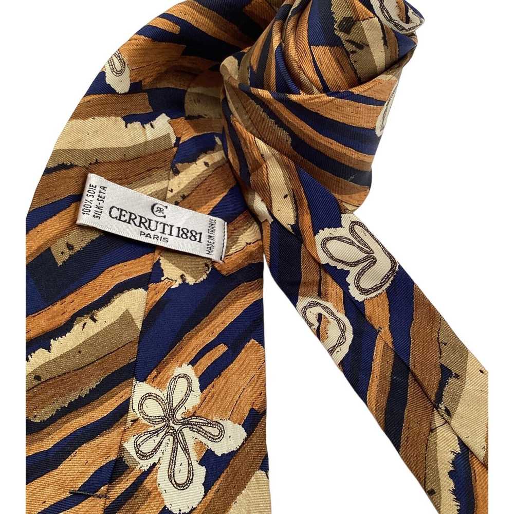 Cerruti 1881 CERRUTI 1881 Art Print Silk Tie Fran… - image 4