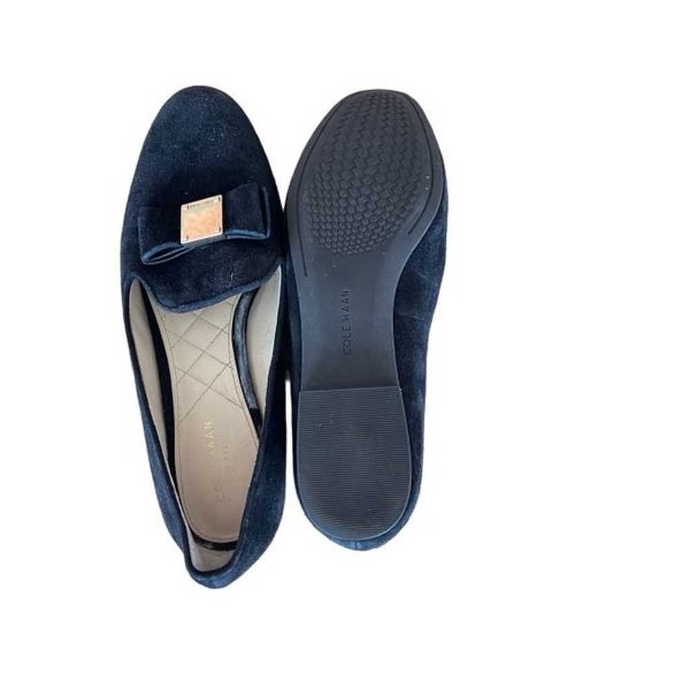 Cole Haan Womens Black Leather Slip On Almond Toe… - image 3