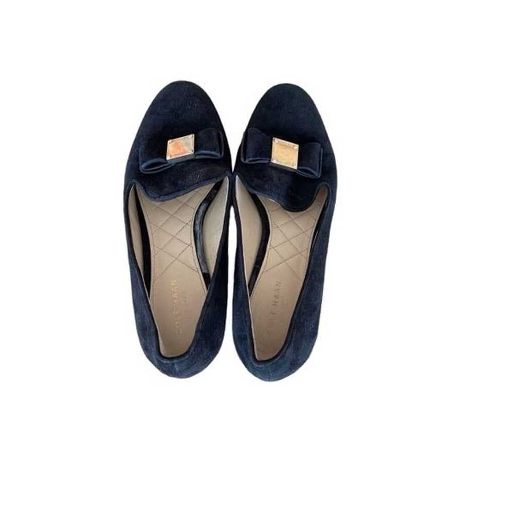 Cole Haan Womens Black Leather Slip On Almond Toe… - image 6