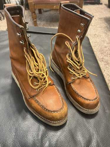 Red Wing Red wing moc toe 8 inch boots