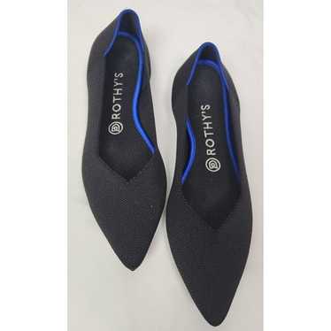 Rothy's Women's Sz. 9 Black The Point Flats - image 1