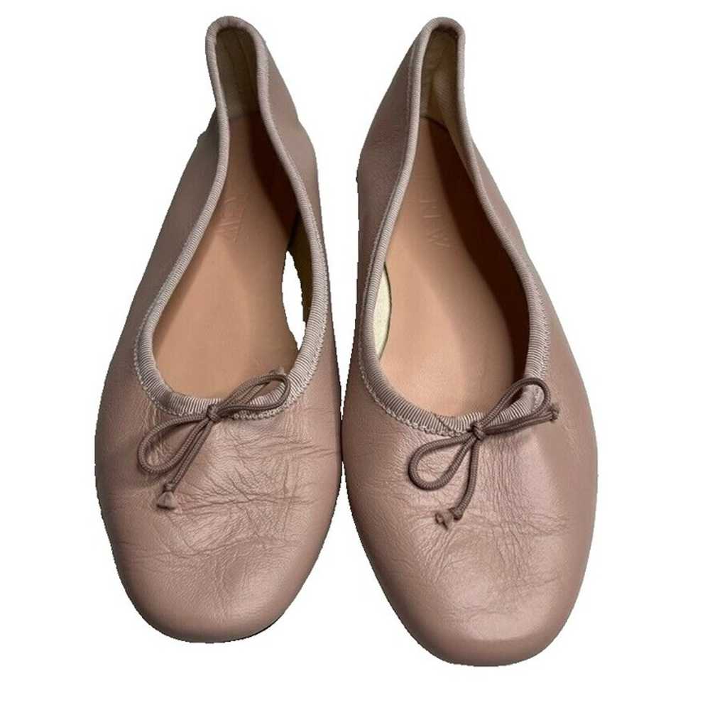J.Crew $128 Zoe Ballet Flats in Leather Pampered … - image 2