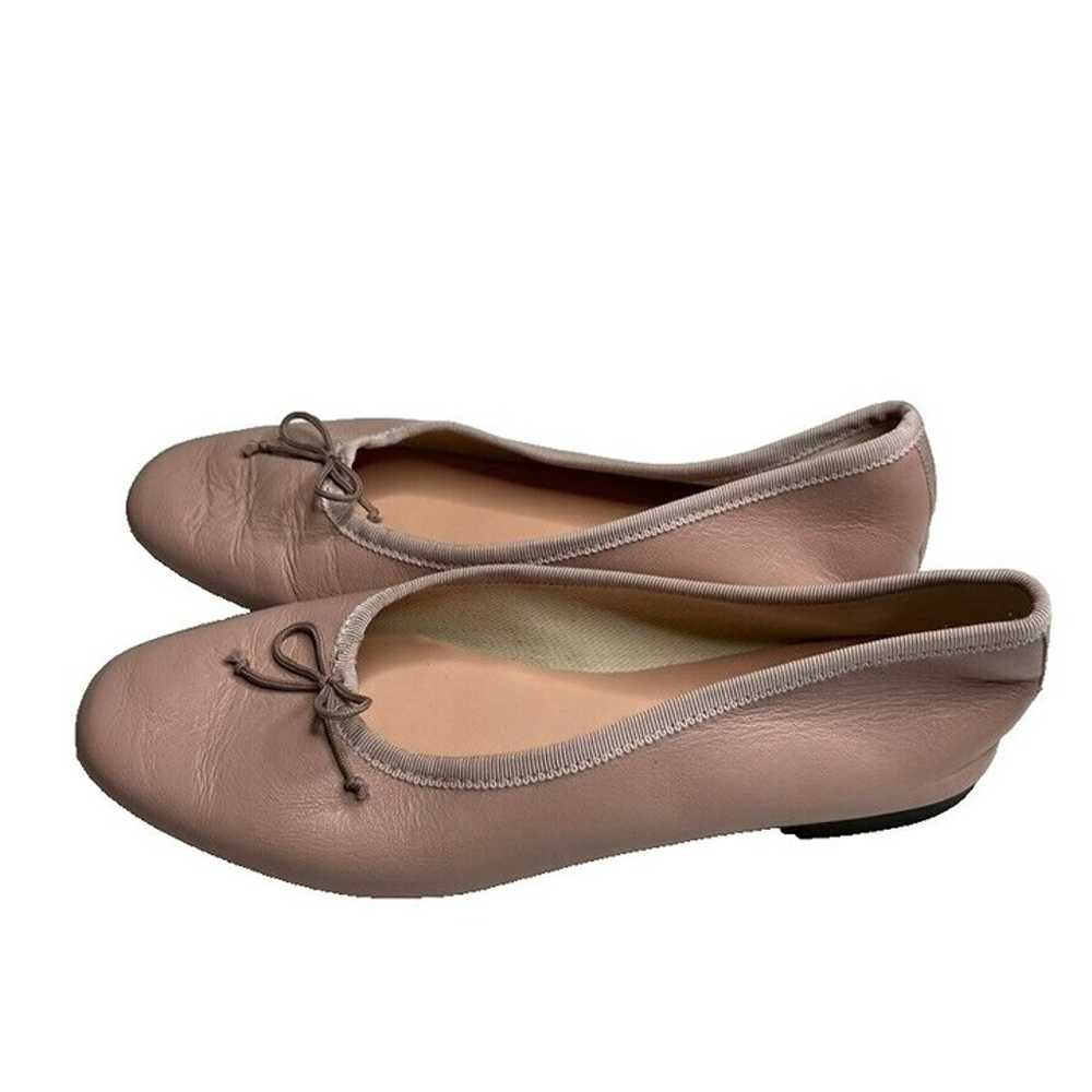 J.Crew $128 Zoe Ballet Flats in Leather Pampered … - image 4