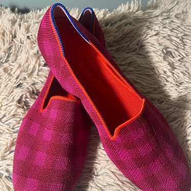 Rothy’s Cherry Gingham Loafers