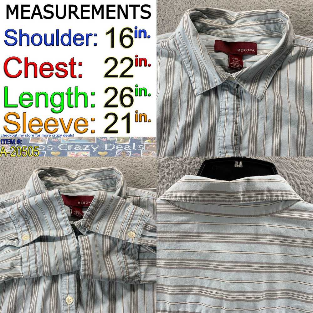 Merona MERONA Shirt Womens Size 20W Button Up Blo… - image 4