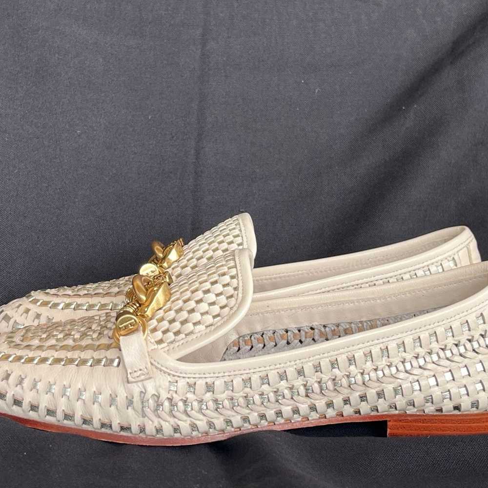 Tory Burch “JESSA” Raffia Loafers NWOB SZ 6.5 - image 7