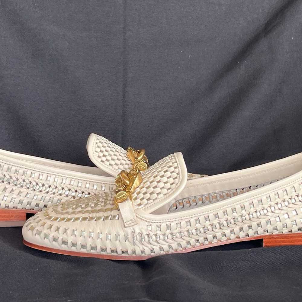 Tory Burch “JESSA” Raffia Loafers NWOB SZ 6.5 - image 8