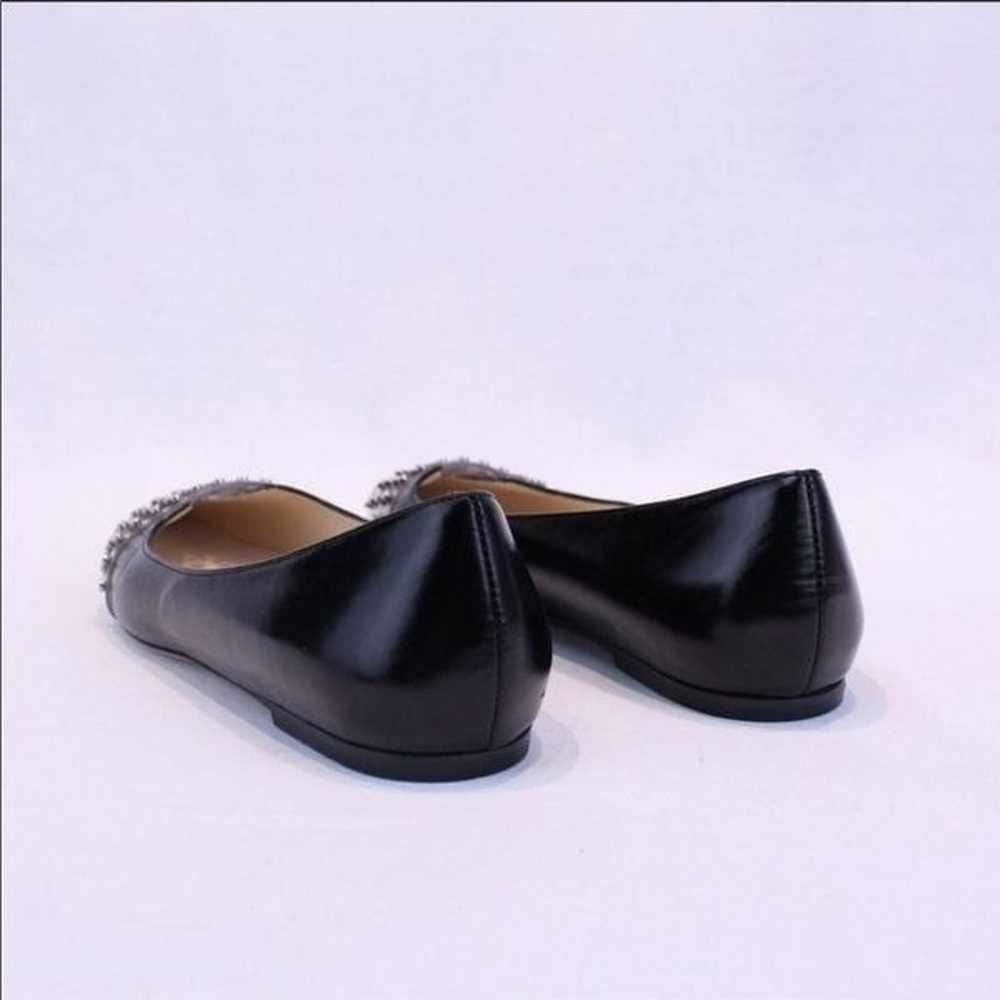 Jimmy Choo Black Leather Flats, size 36.5 - image 5