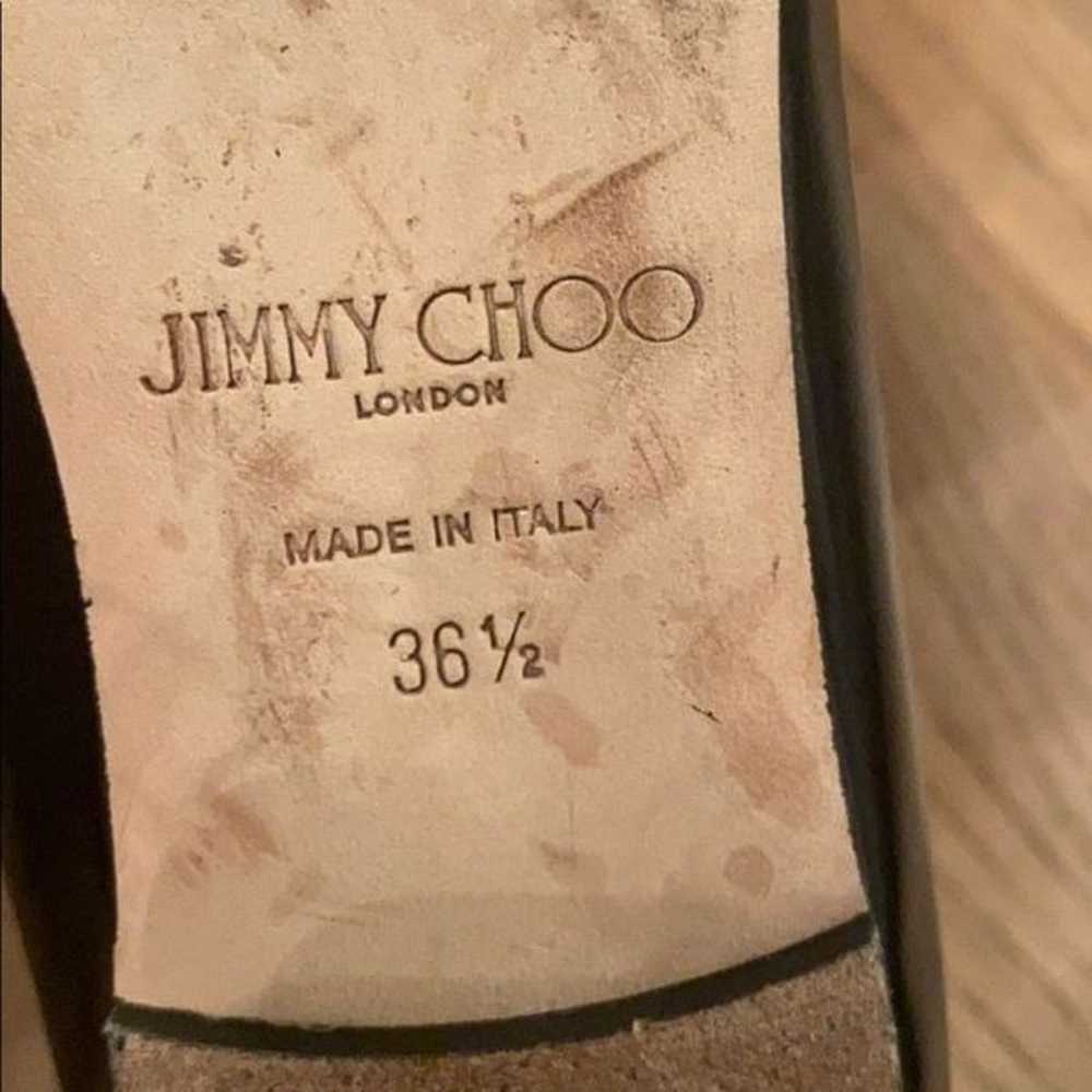 Jimmy Choo Black Leather Flats, size 36.5 - image 7